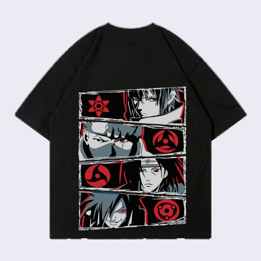 Anime Back print Oversized T-shirt For Both Men's And Women's
